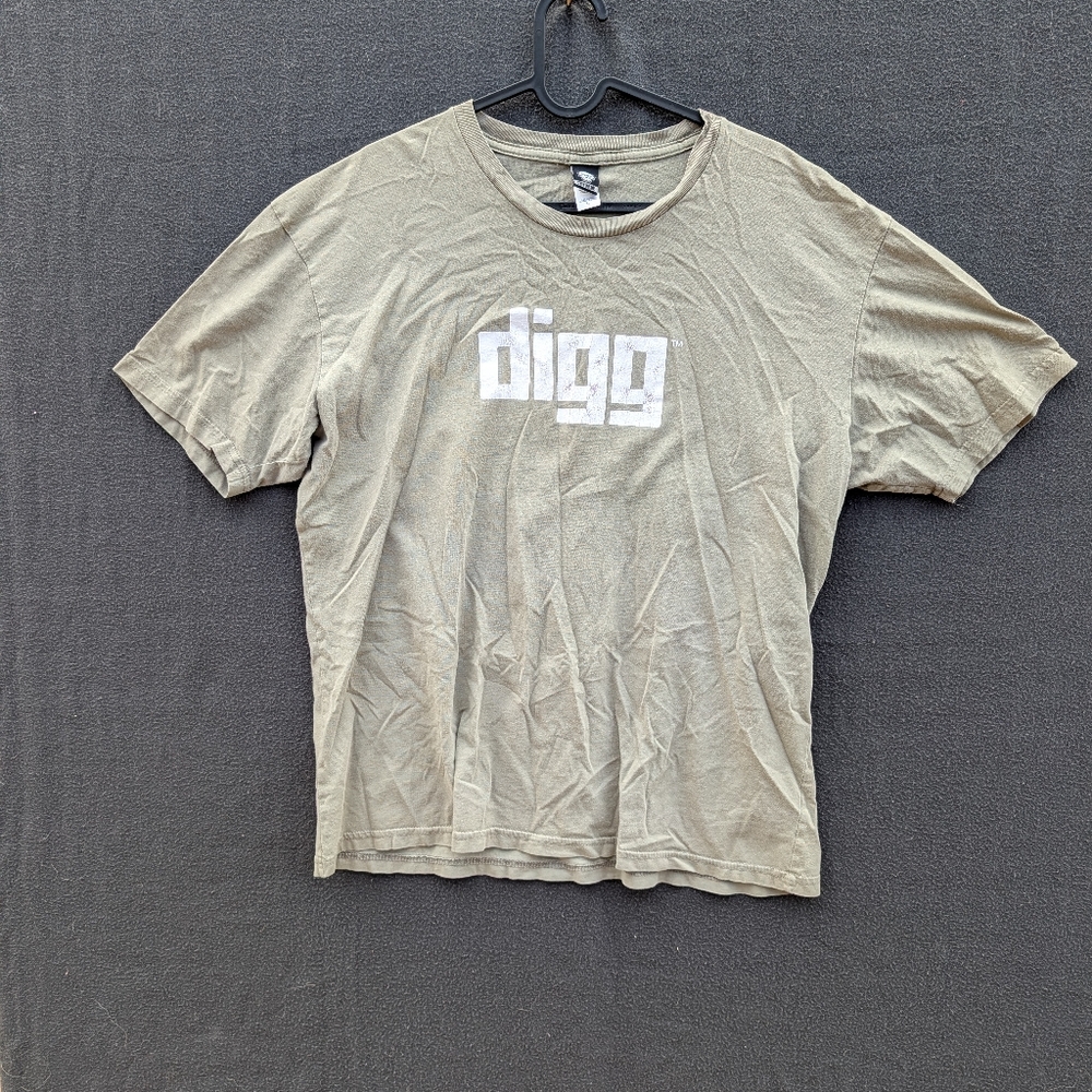 Jinx Digg Green Khaki T-Shirt - Size XL